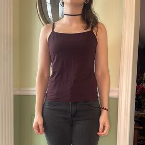 Ann Taylor Y2K purple tank top cami